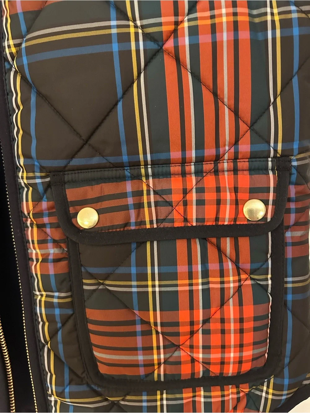 J. Crew Excursion Puffer Vest in Stewart Plaid NWT